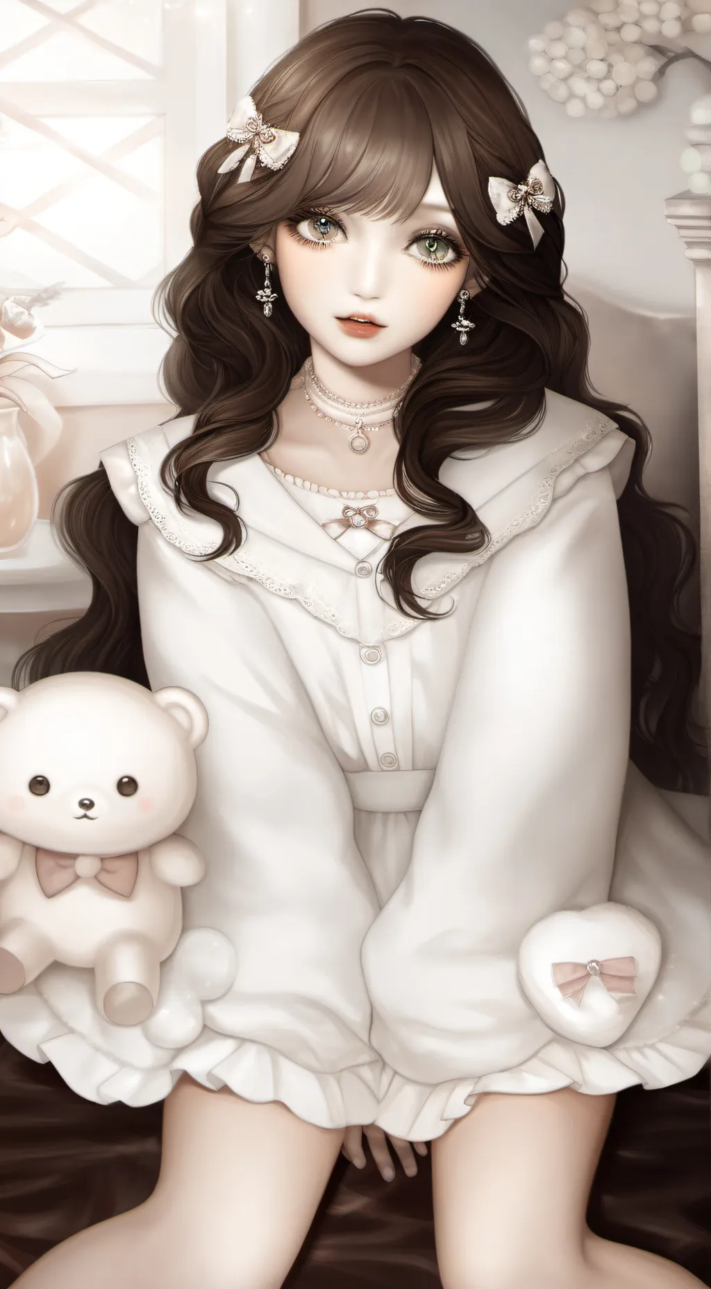 ai character: 👁️👄👁️ TU NOVIA 👁️👄 background