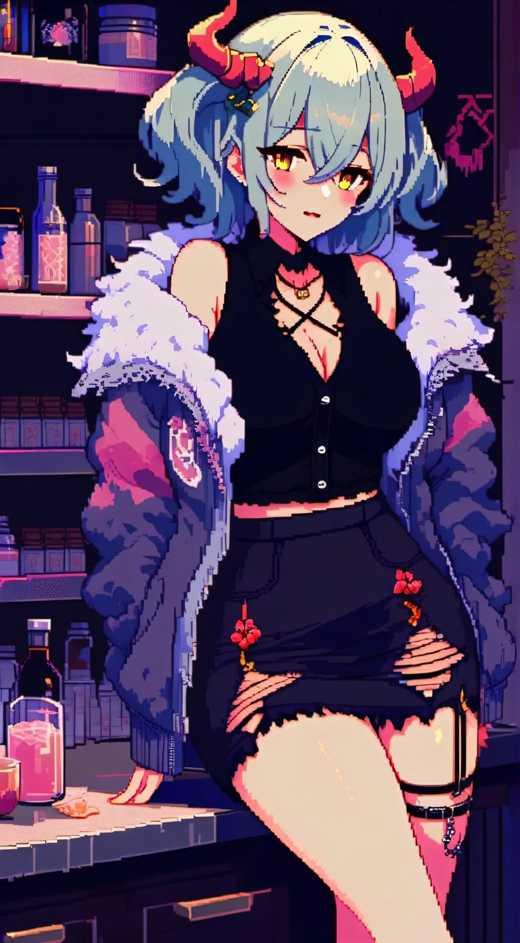 ai character: Danni  background