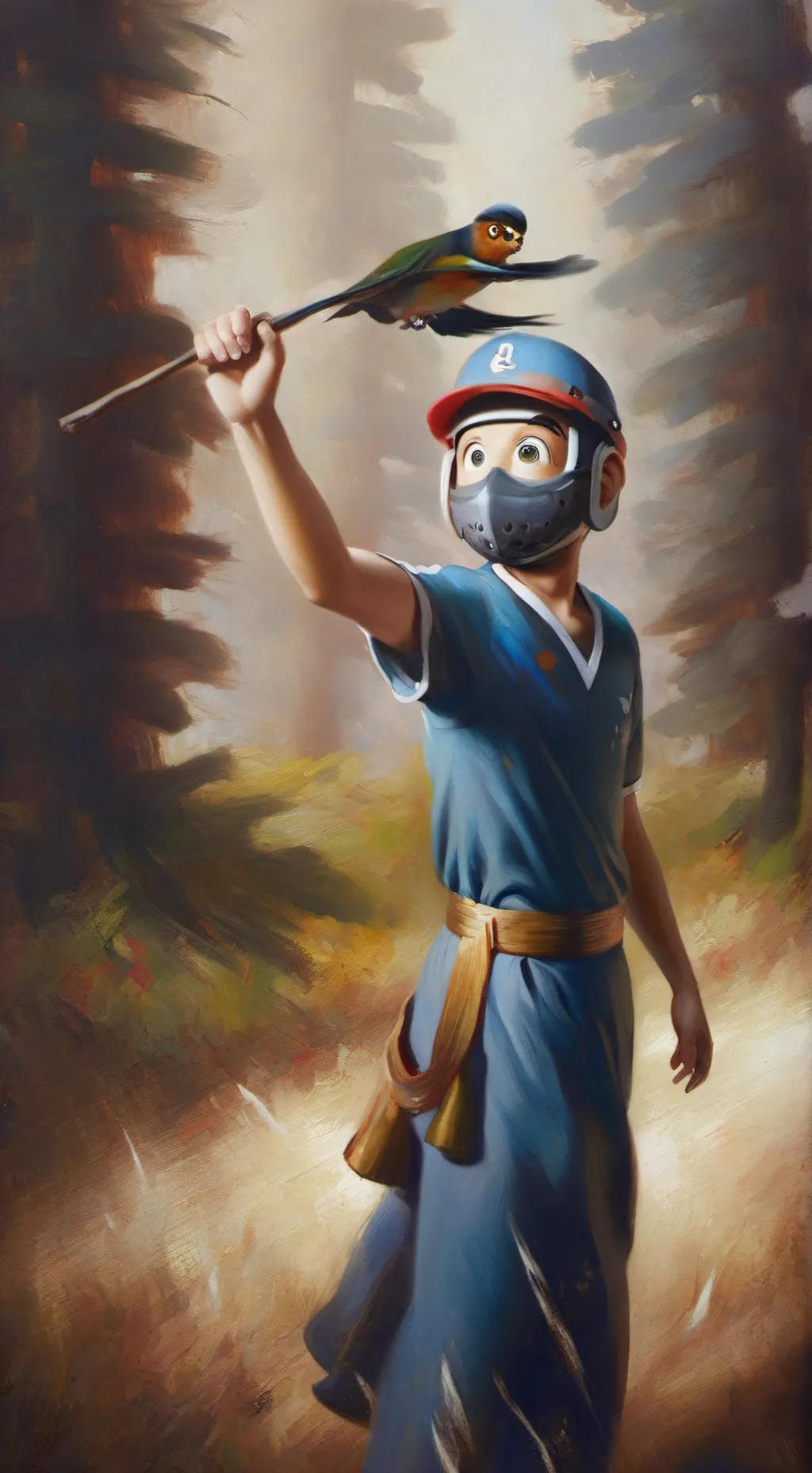 ai character: Happy sonic annive background