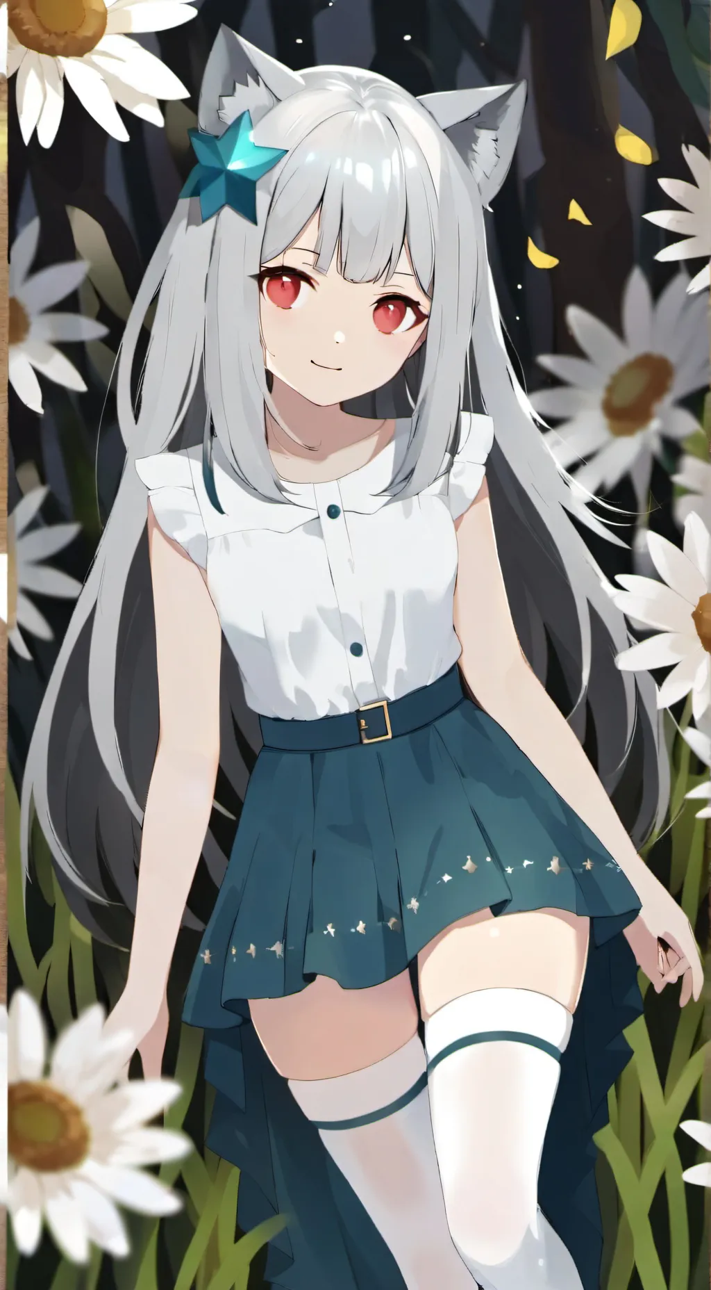 ai character: Neko background