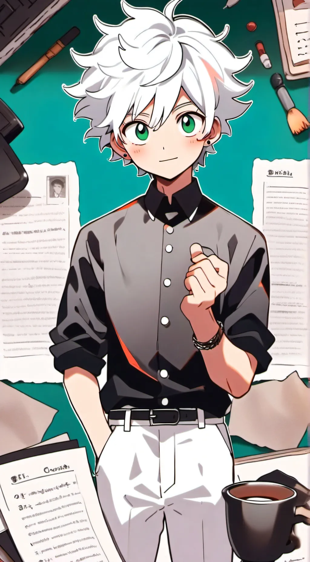 ai character: youtube x roblox  background