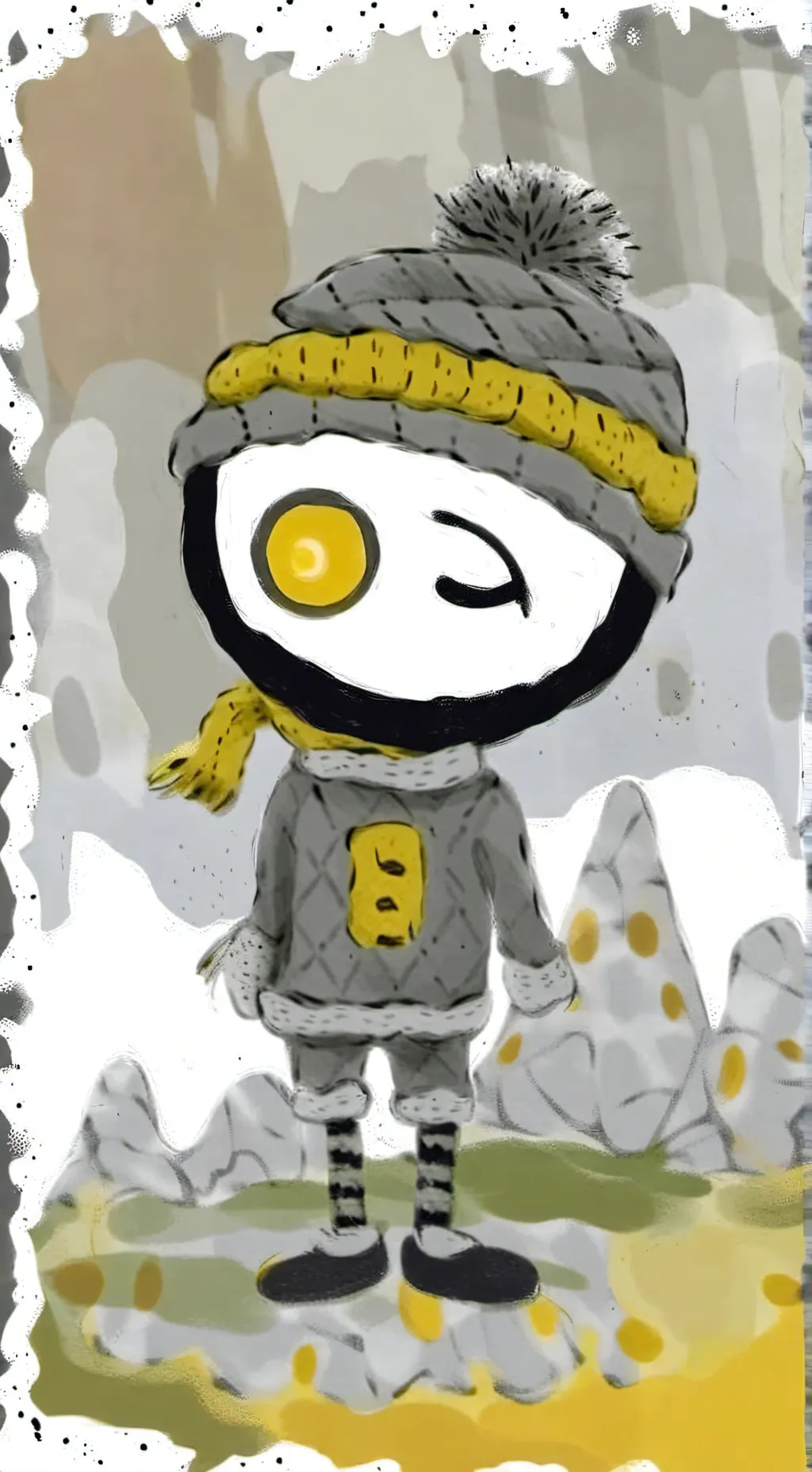 ai character: Заражоный background