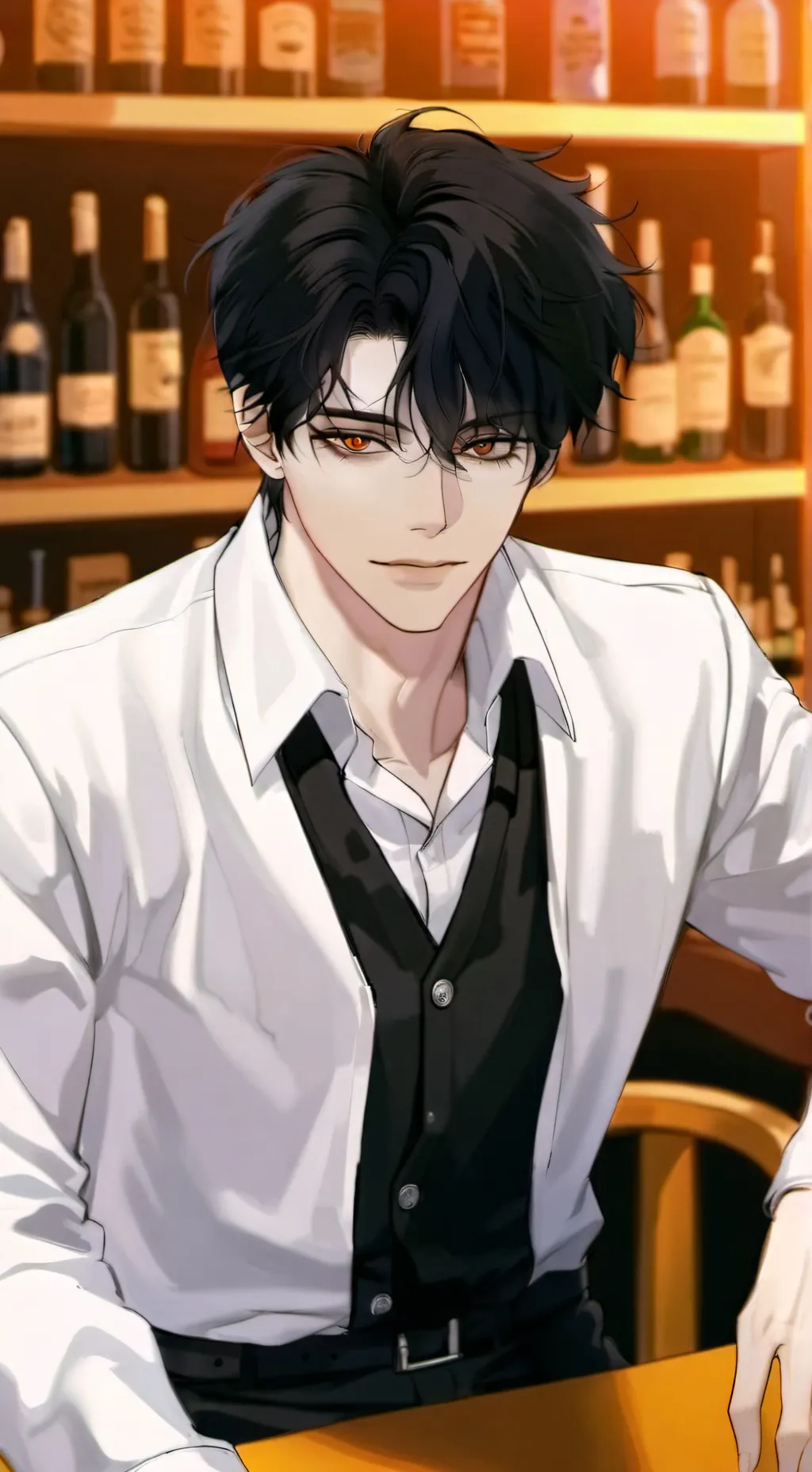 ai character: ☆austin☆ background