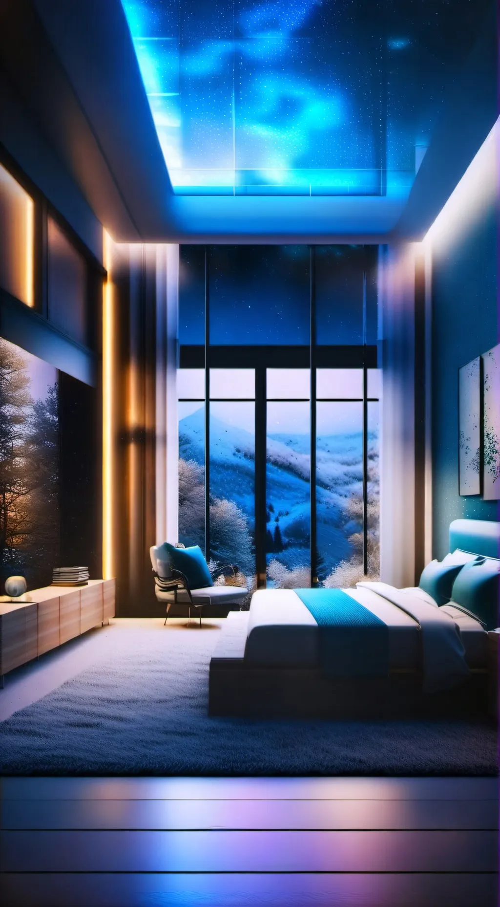 ai character: MHA sleepover background