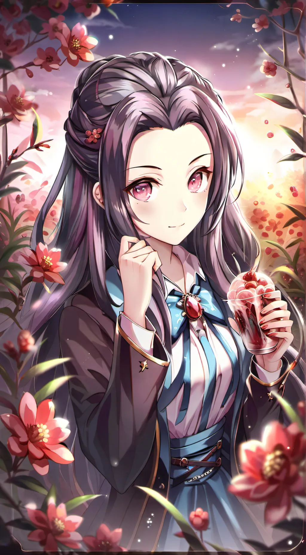 ai character: ~♡nezuko kamado♡~ background
