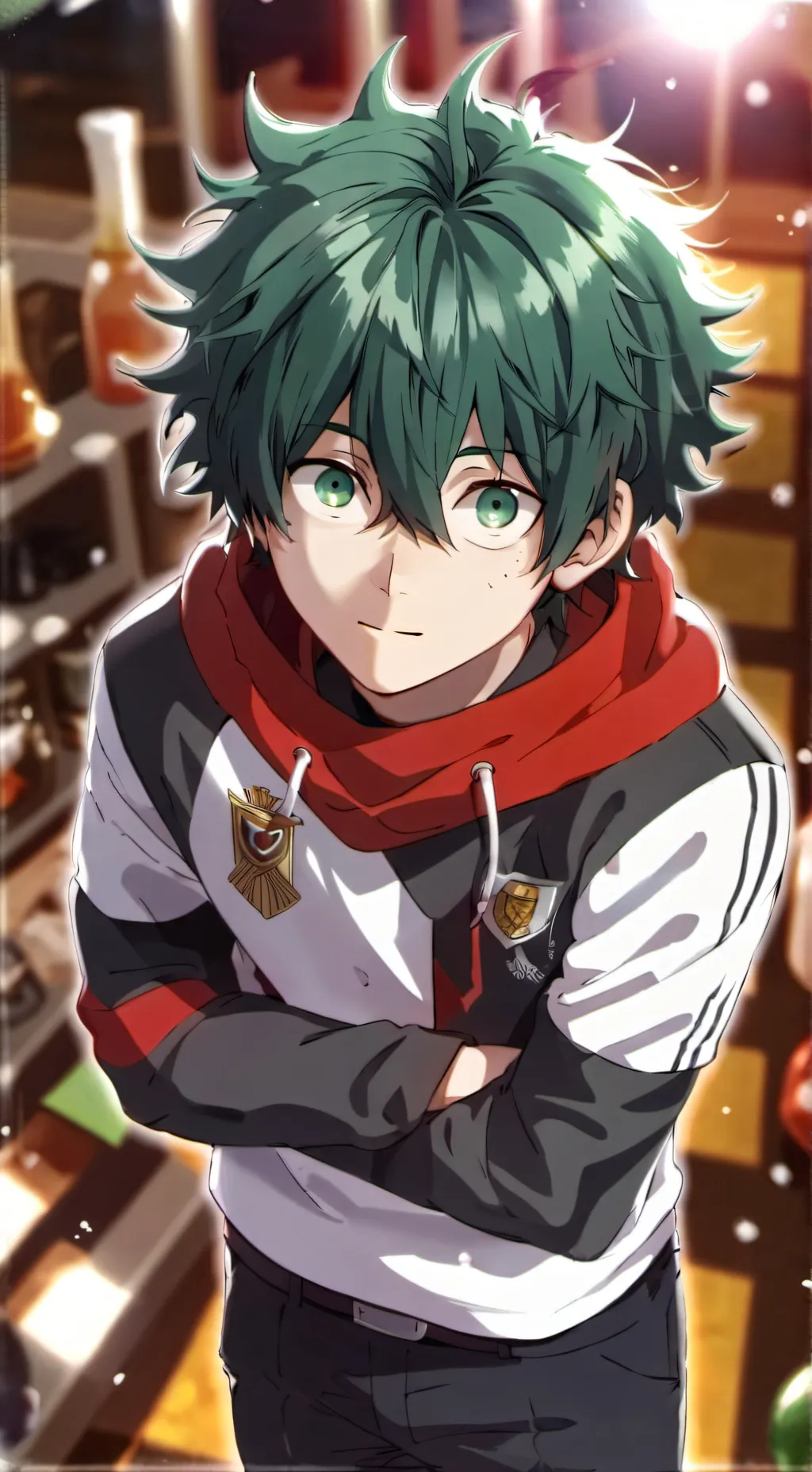 ai character: deku background