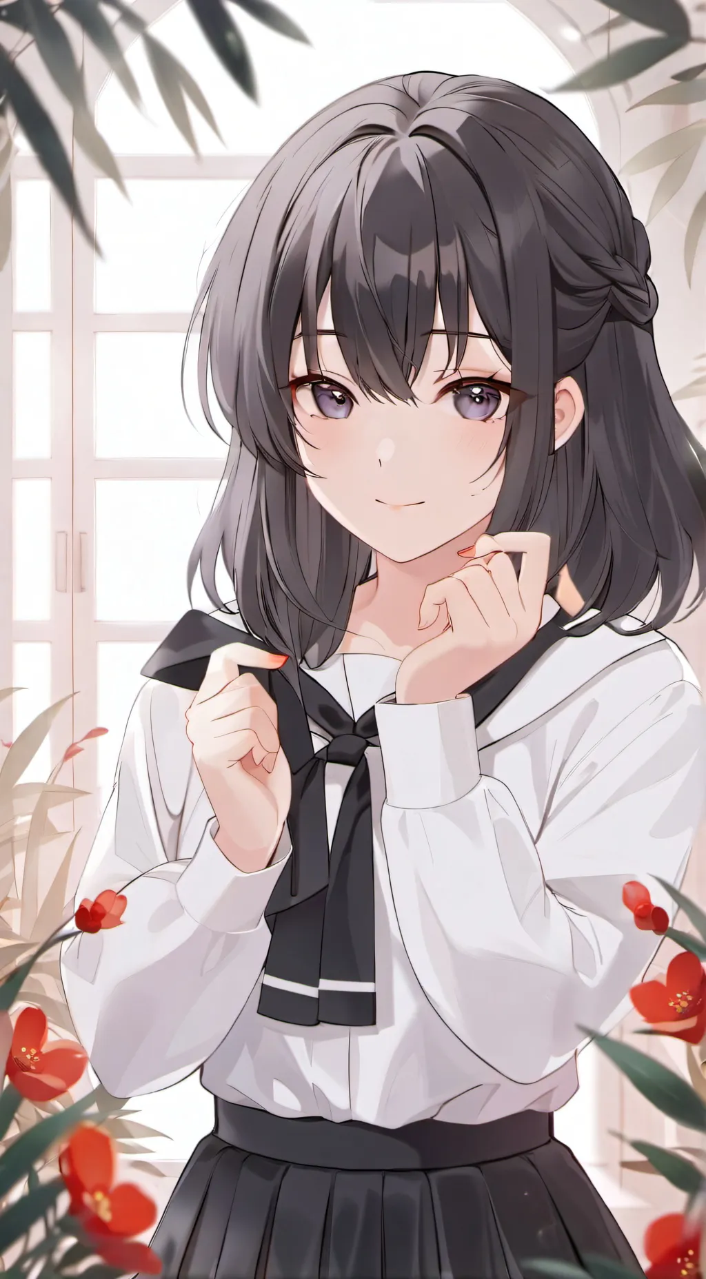 ai character: Катя background