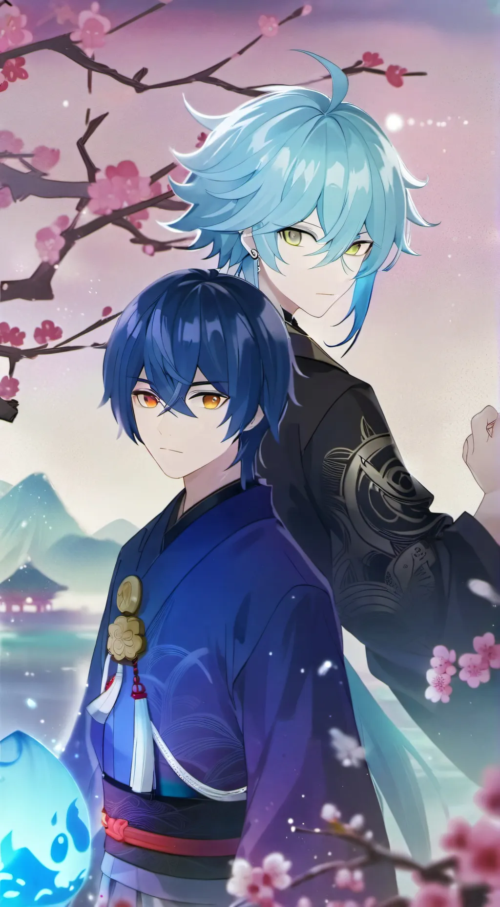 ai character: Qingxiu & Chougyun background