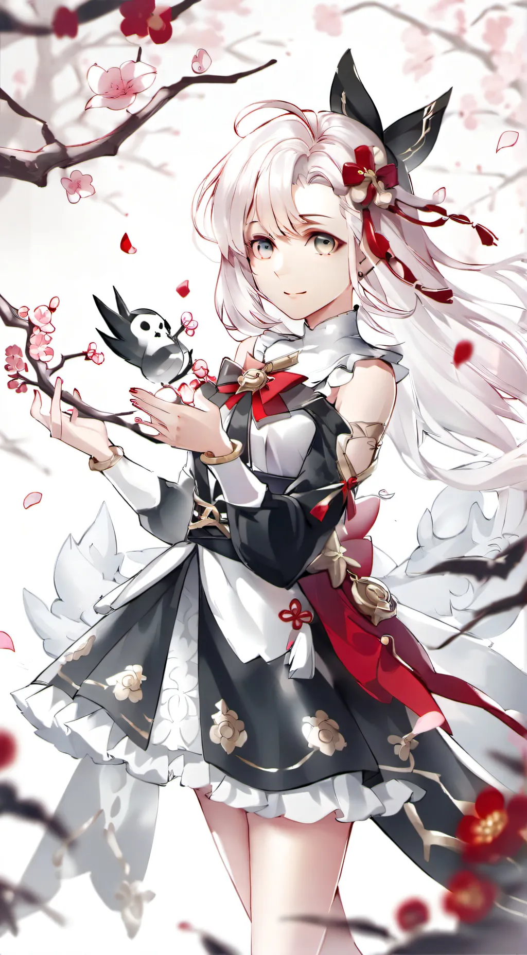 ai character: Dawn background