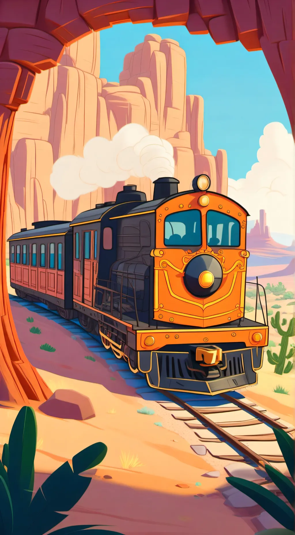 ai character: mundo rieles muert background