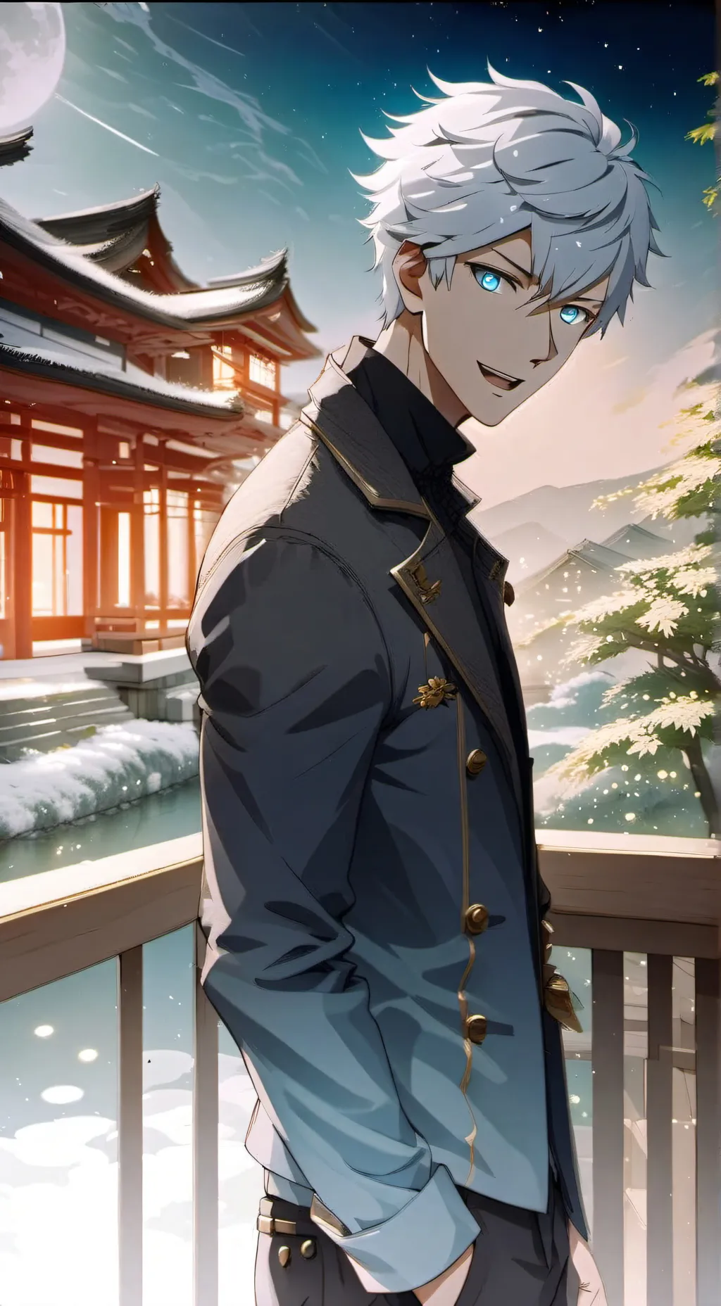 ai character: Alternate JJK background