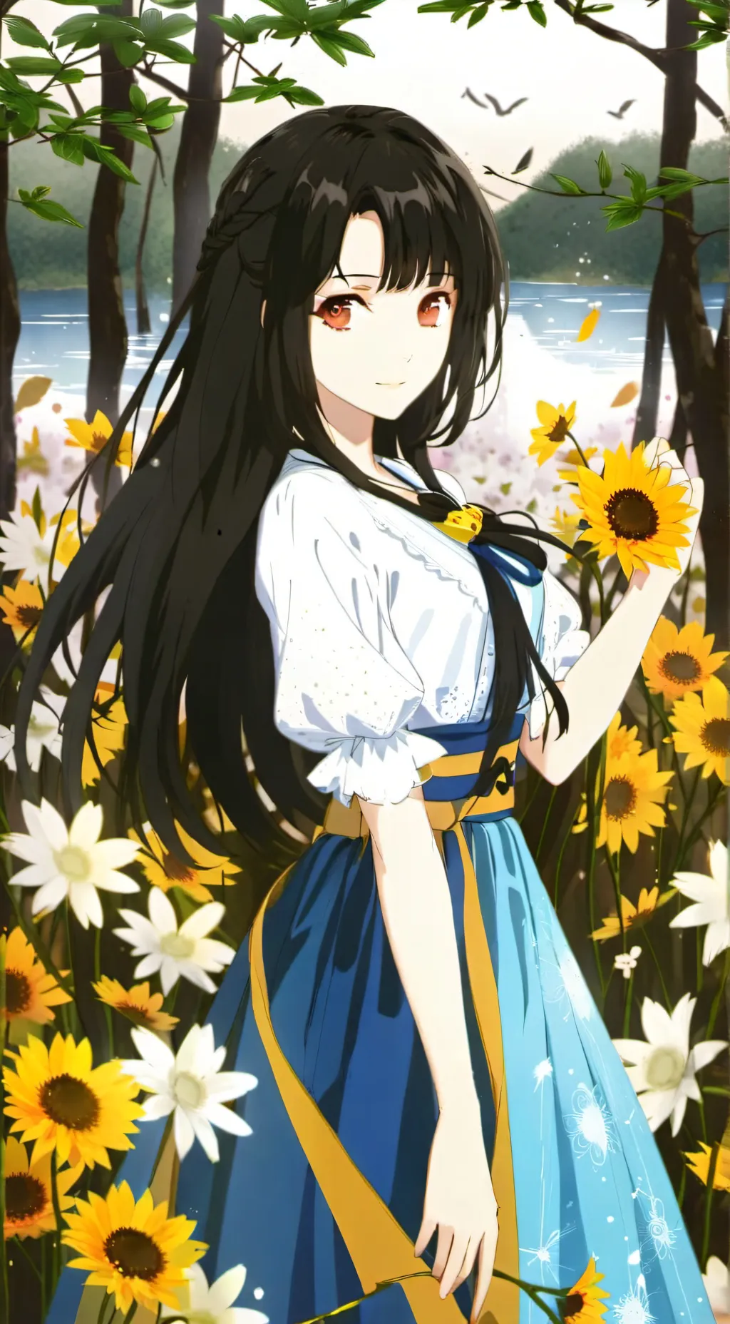 ai character: pick me at school background