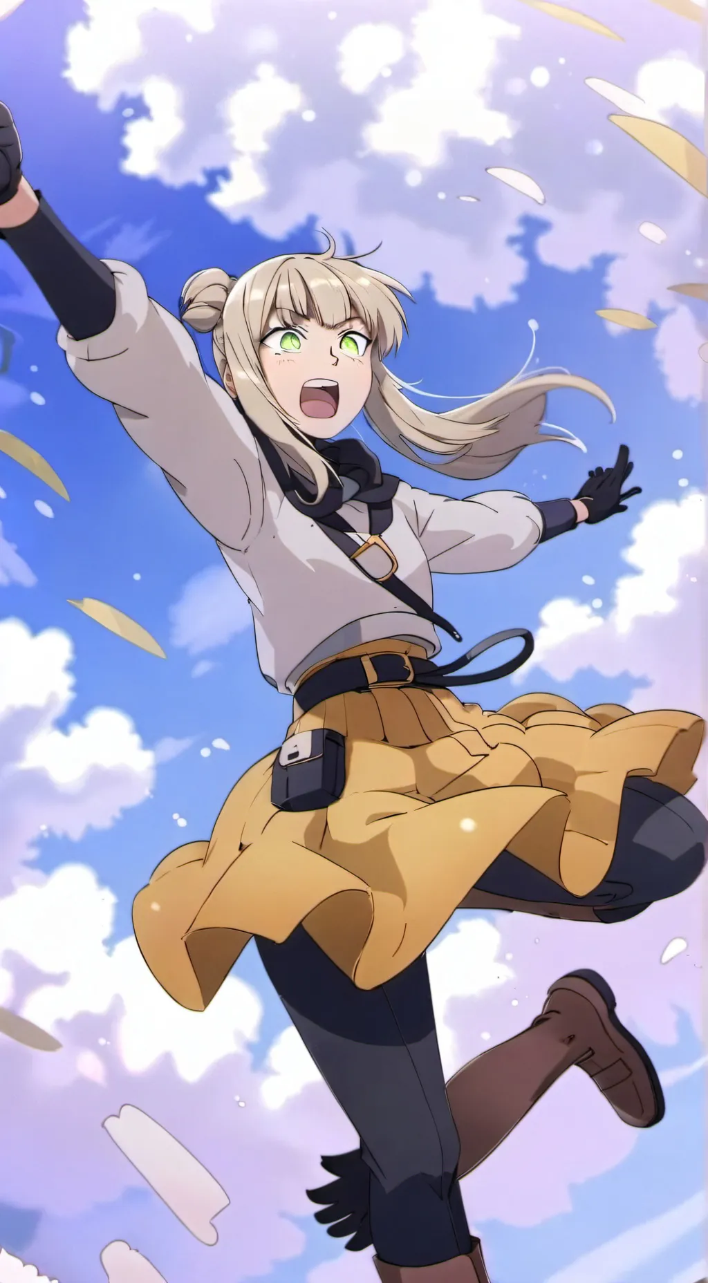 ai character: New Pro Hero! background