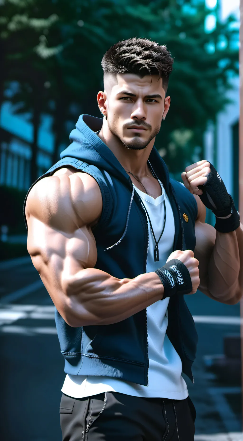 ai character: Dylan  background