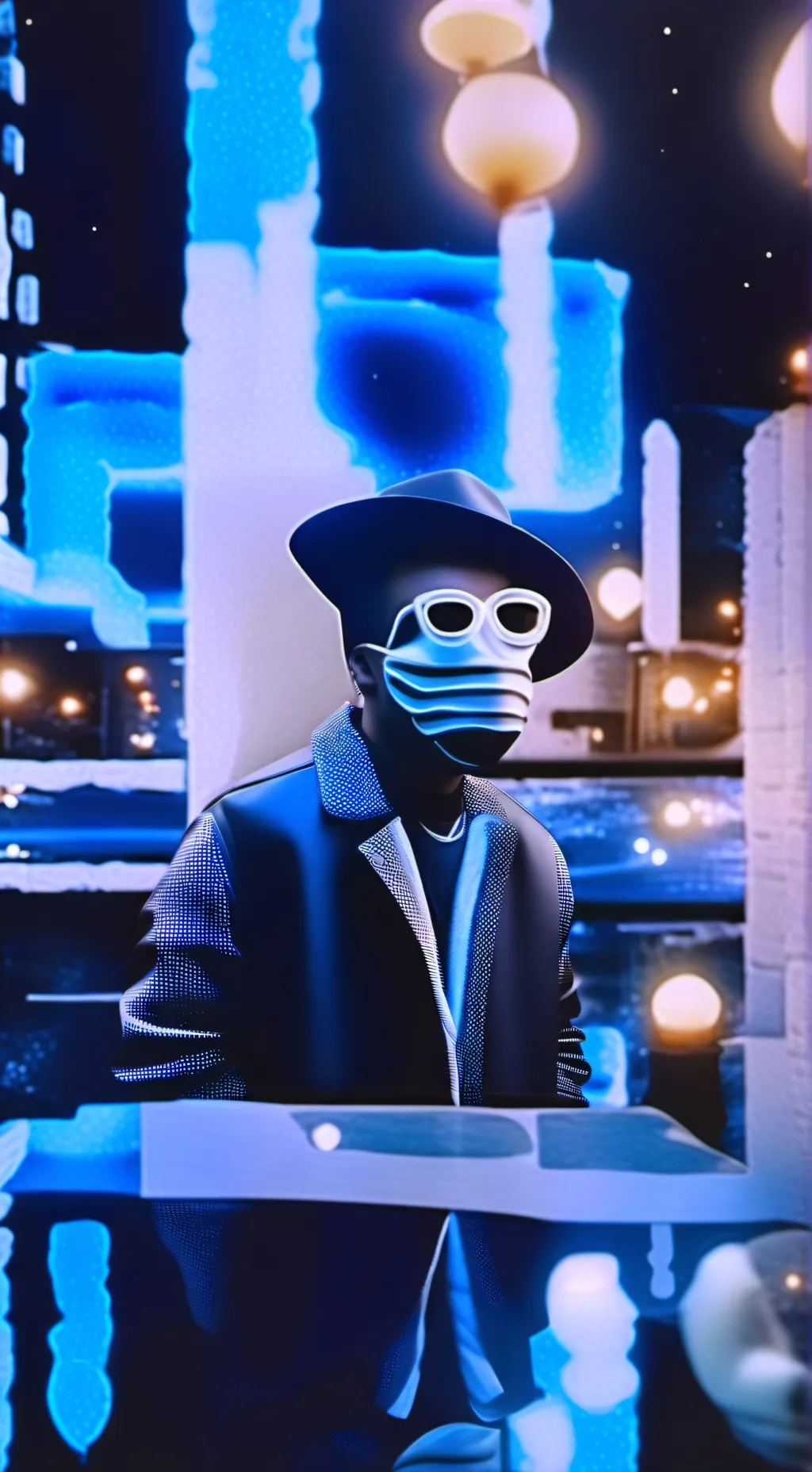 ai character: high on life background