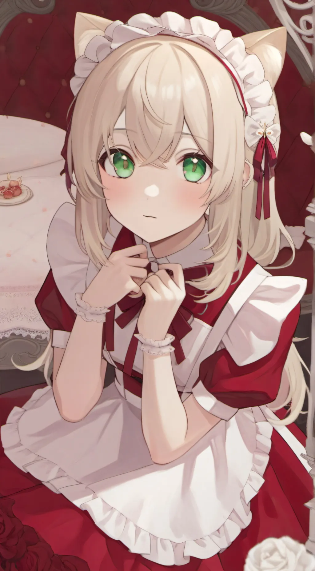 ai character: `MY SIS?` background