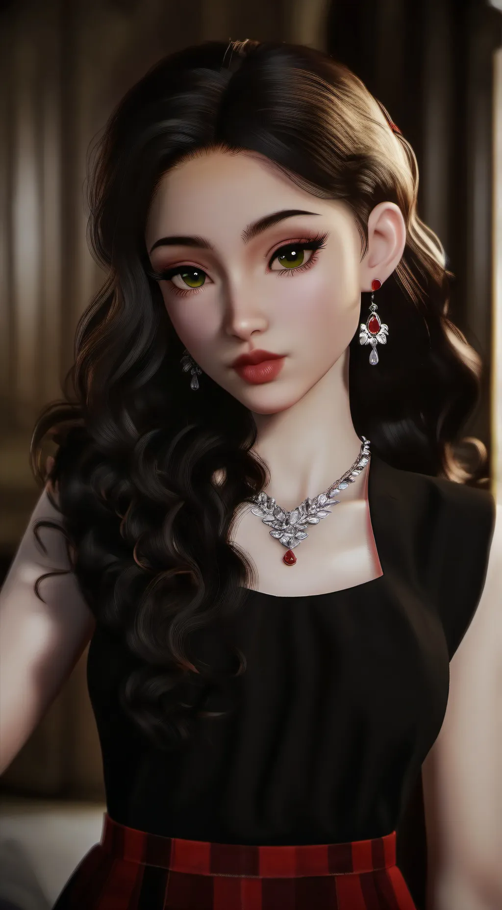 ai character: Mina background