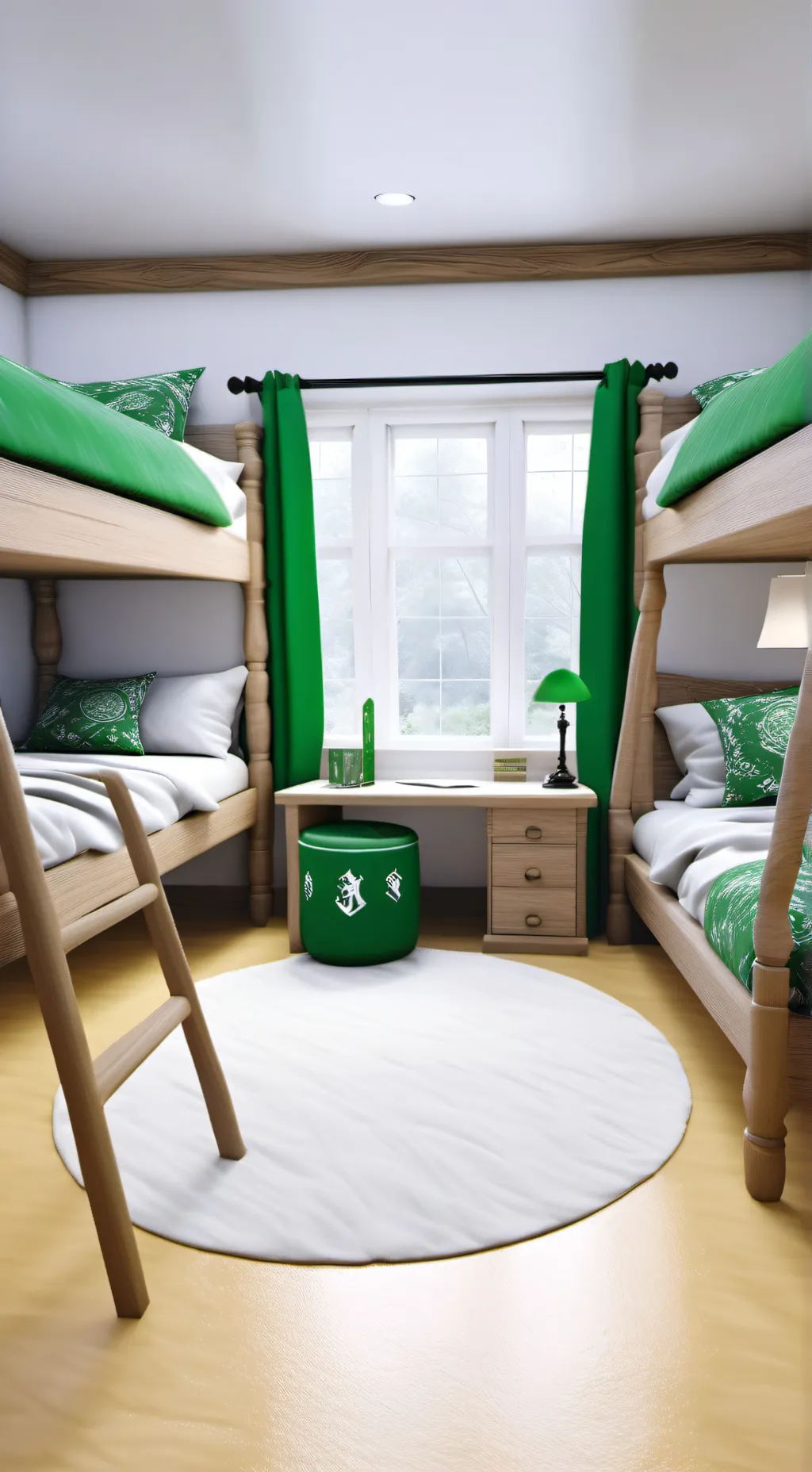 ai character: Slytherin Dorm background