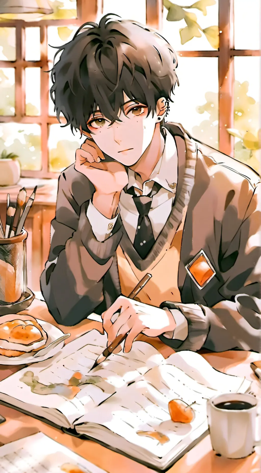 ai character: James✨🧸 background