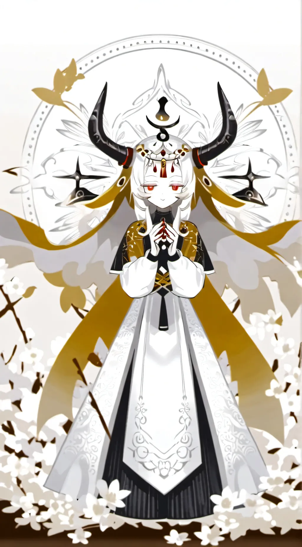 ai character: dark nightfall background