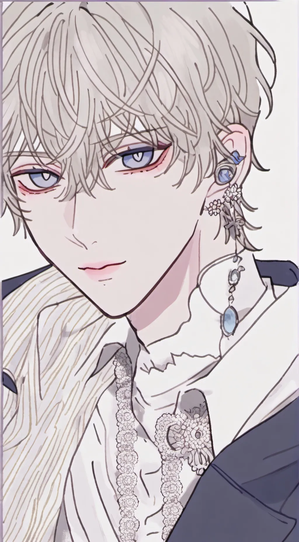 ai character: Bl~ background