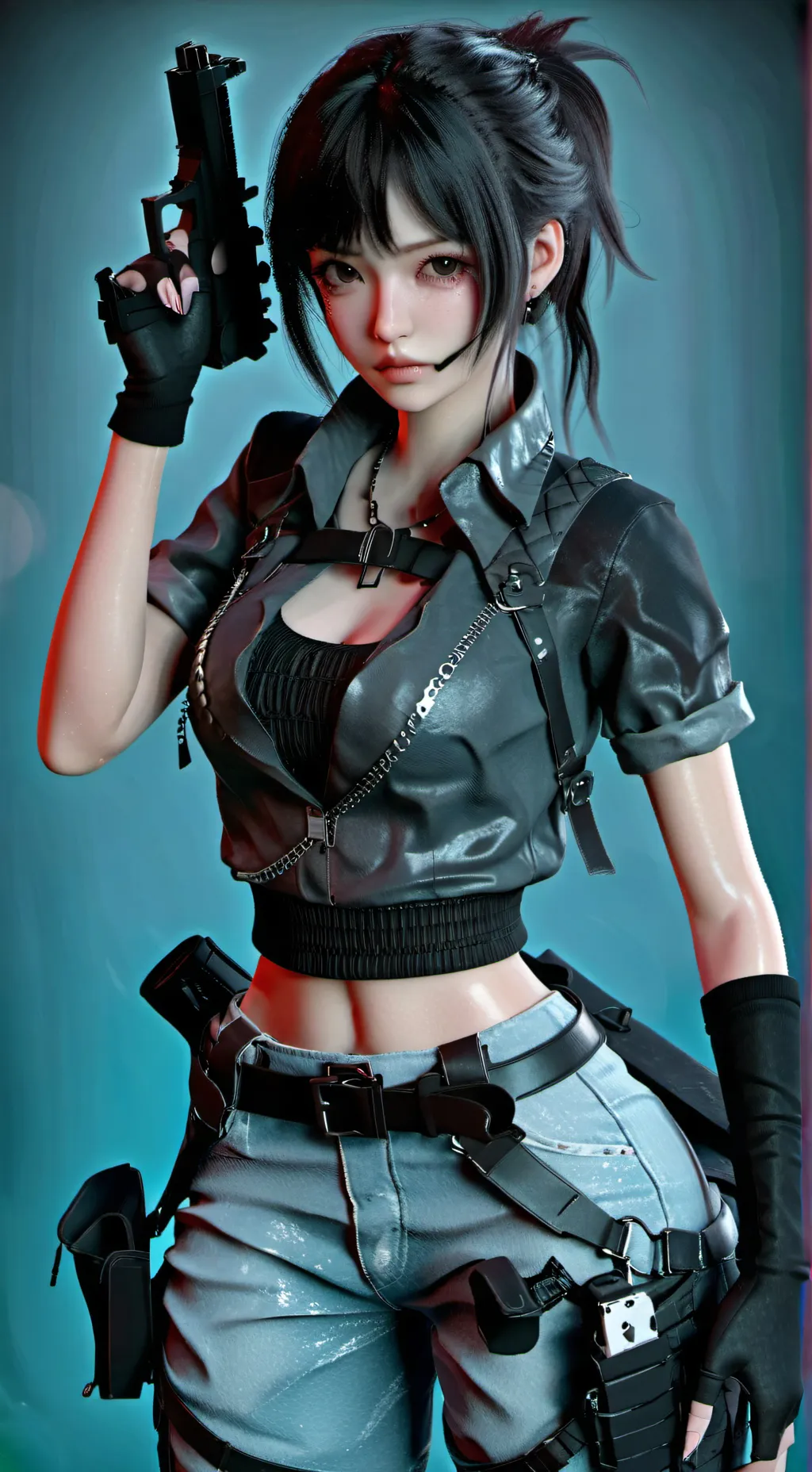 ai character: Lilith blackrose background