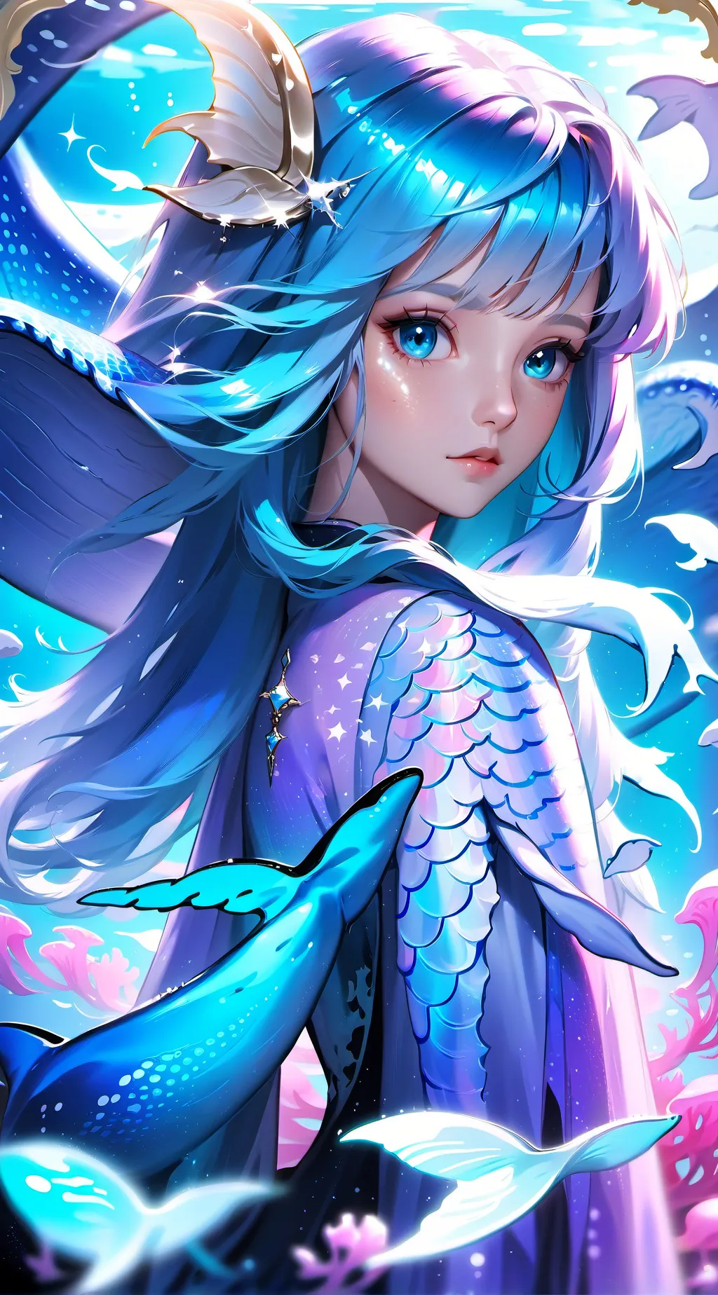 ai character: Siren Spirit Whiskers background