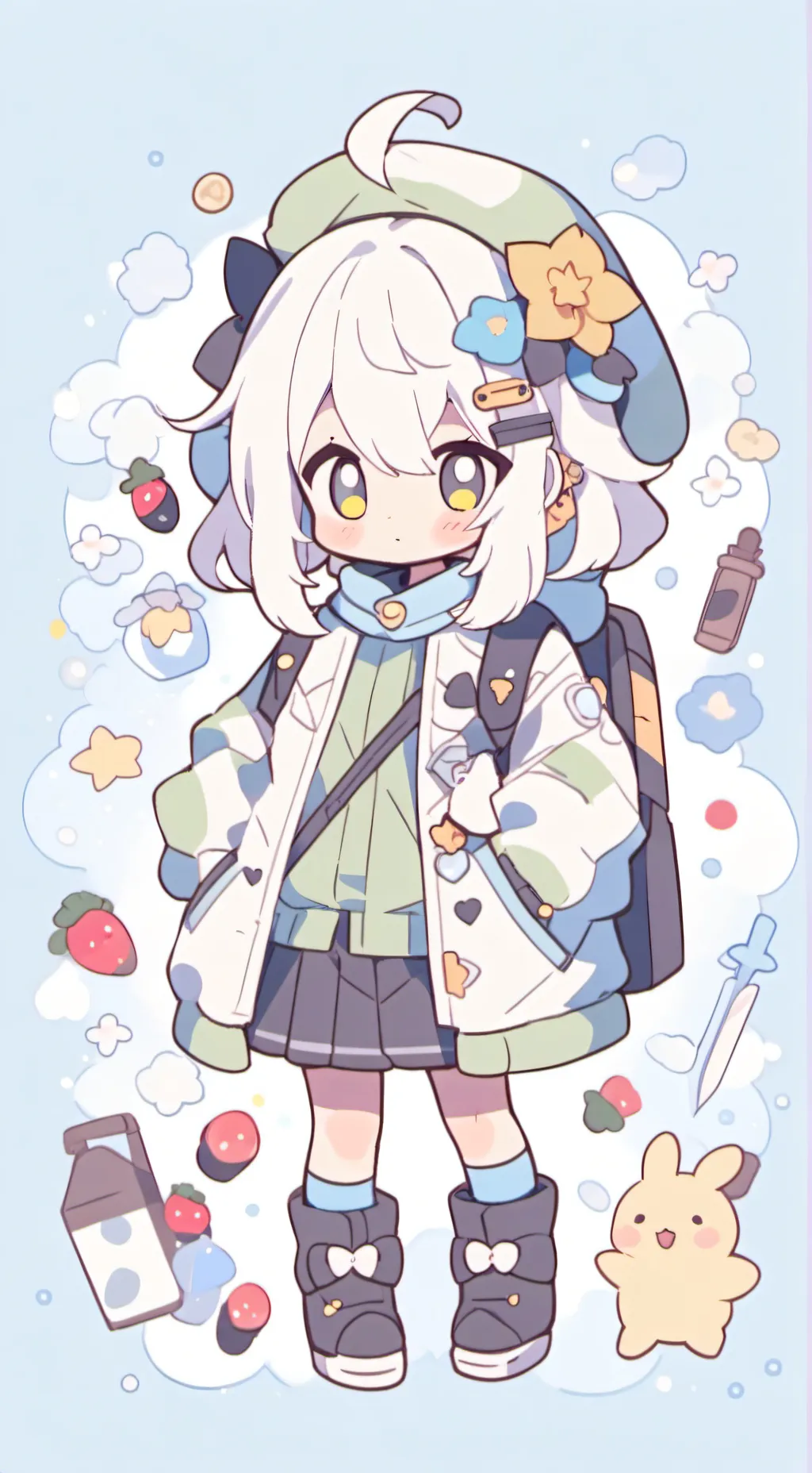 ai character: your a babby background