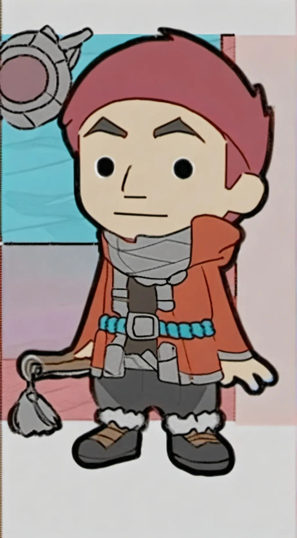 ai character: nabi & Santi  background