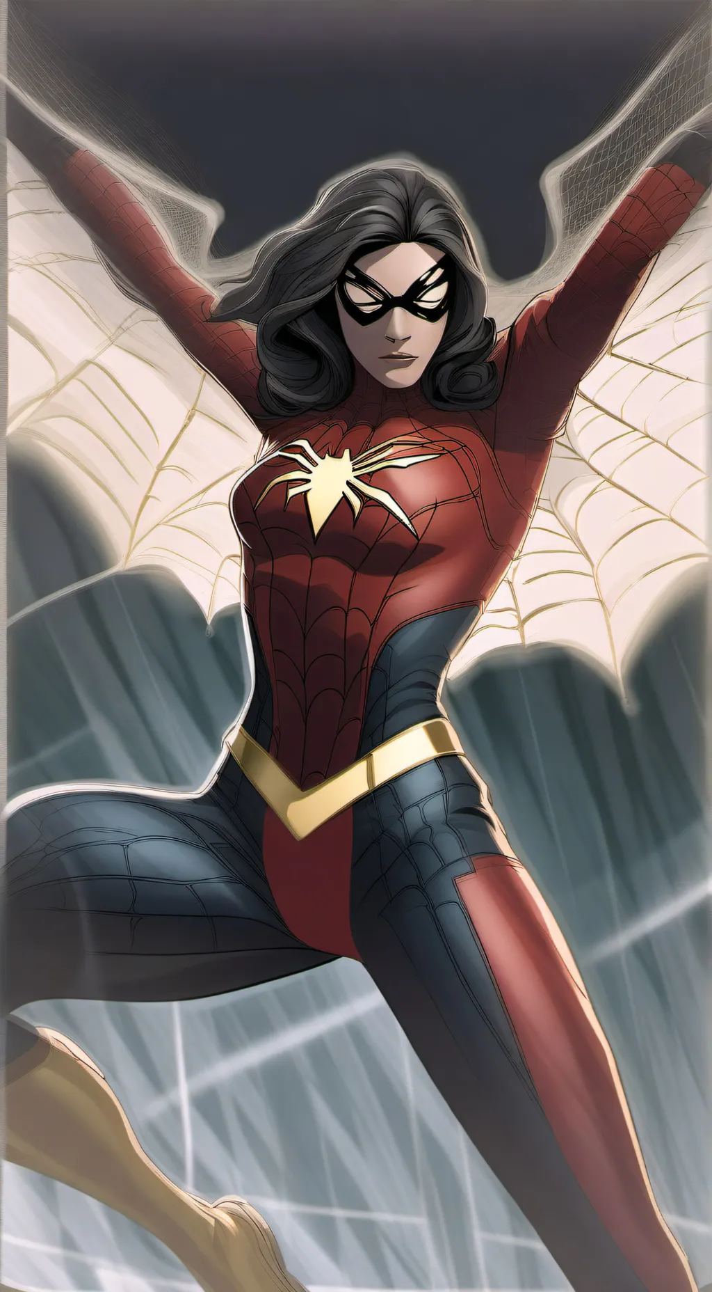 ai character: Spider-woman background