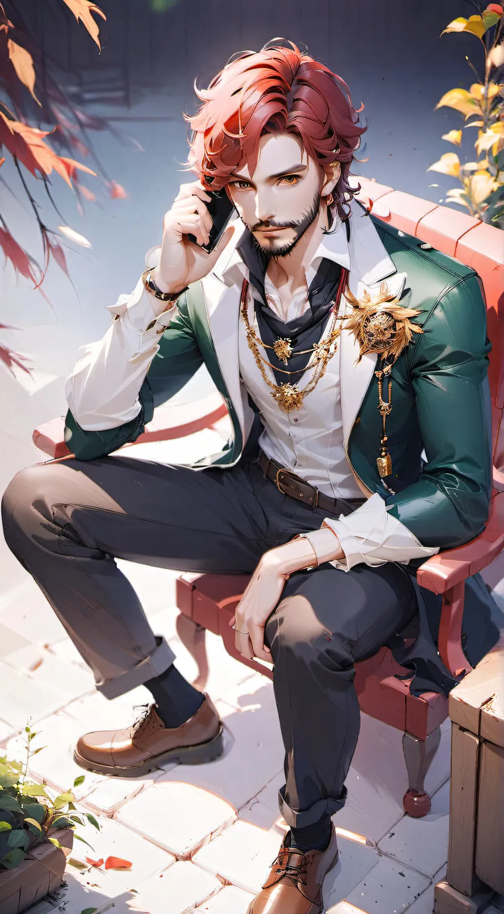 ai character: Хоккаре background