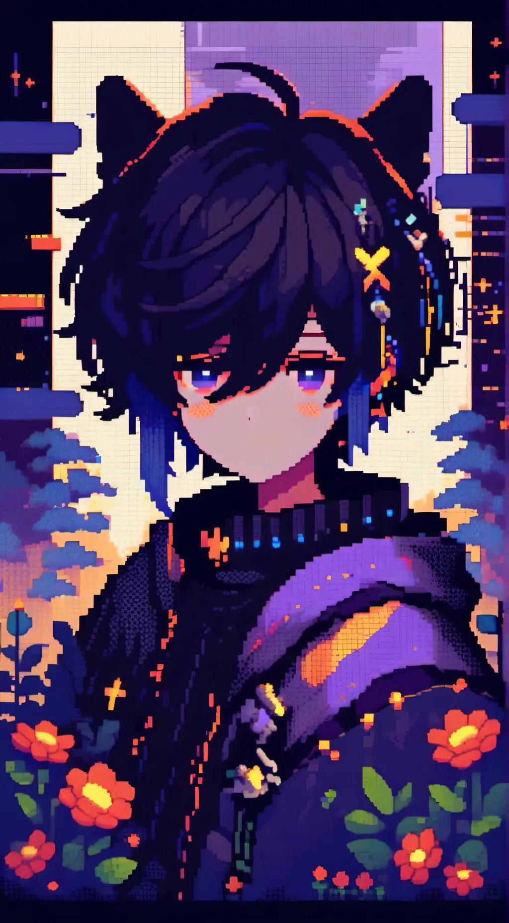 ai character: sprouts stomachbug background