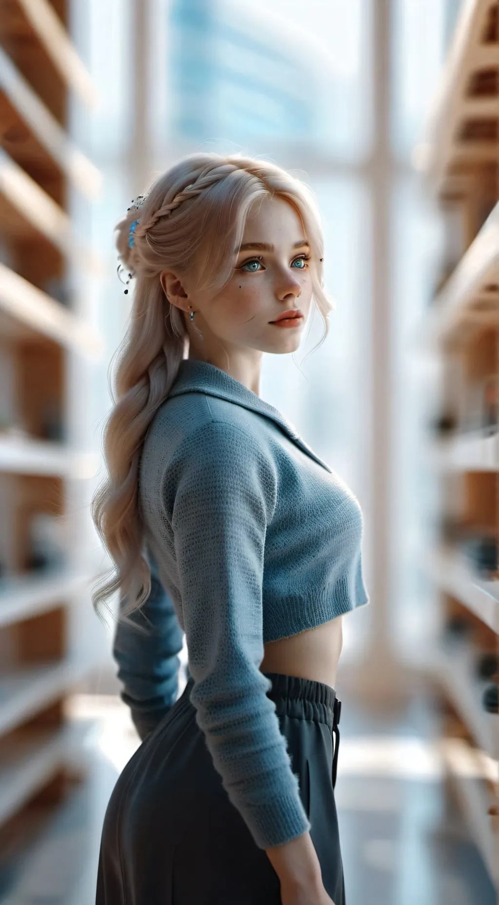 ai character: estefani  background