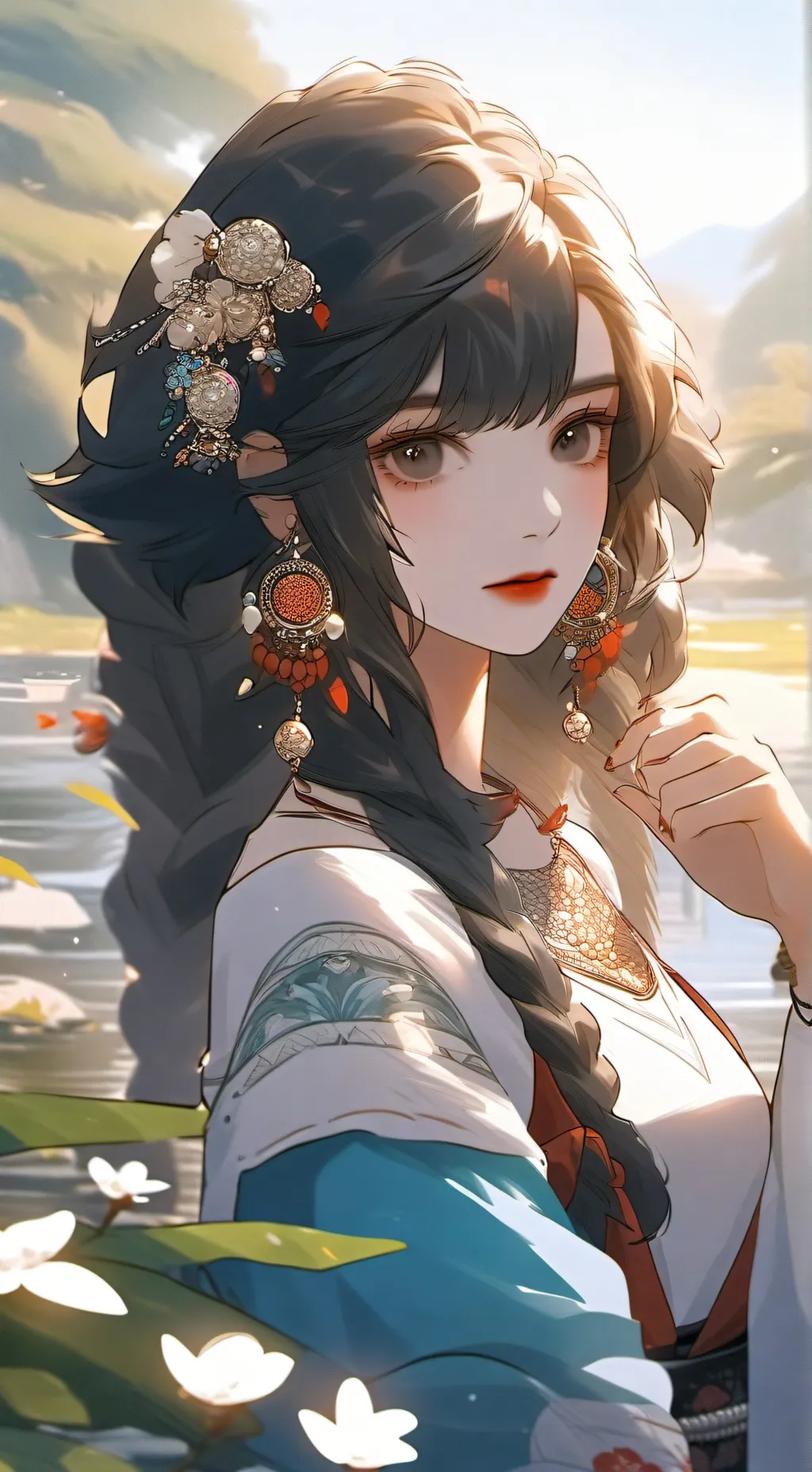 ai character: Berry background