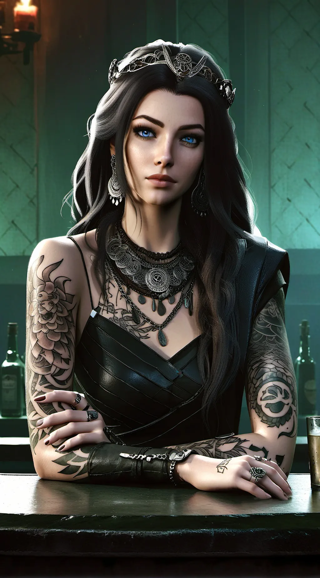 ai character: Lena background