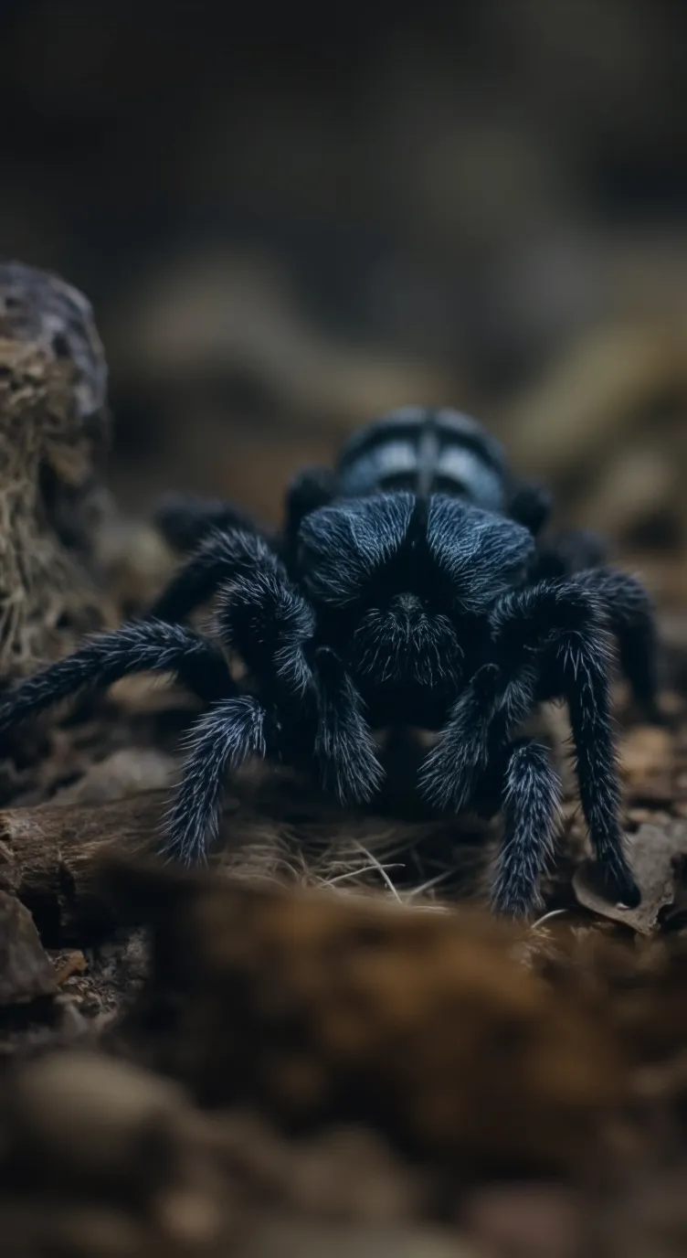 ai character: 🕸️ur pet spider🕸️ background