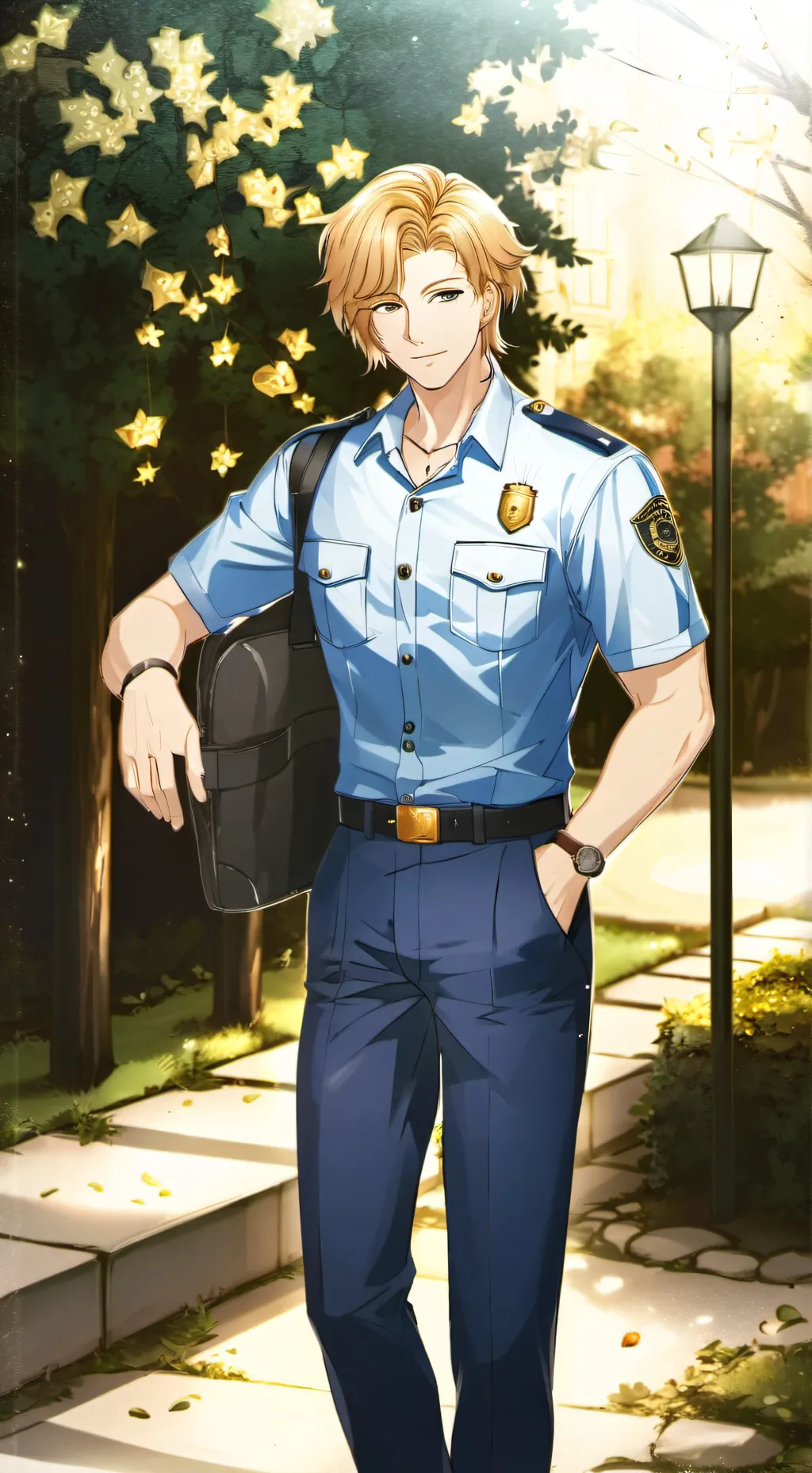 ai character: Andrew Shalls. background