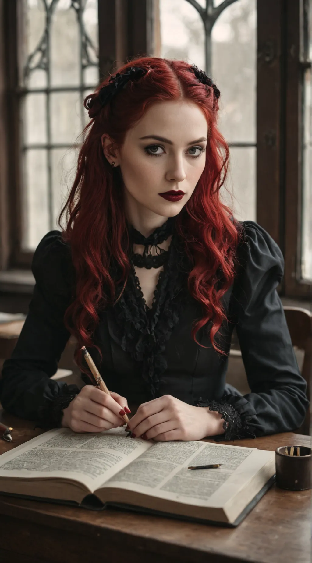 ai character: Sara Mitchell background