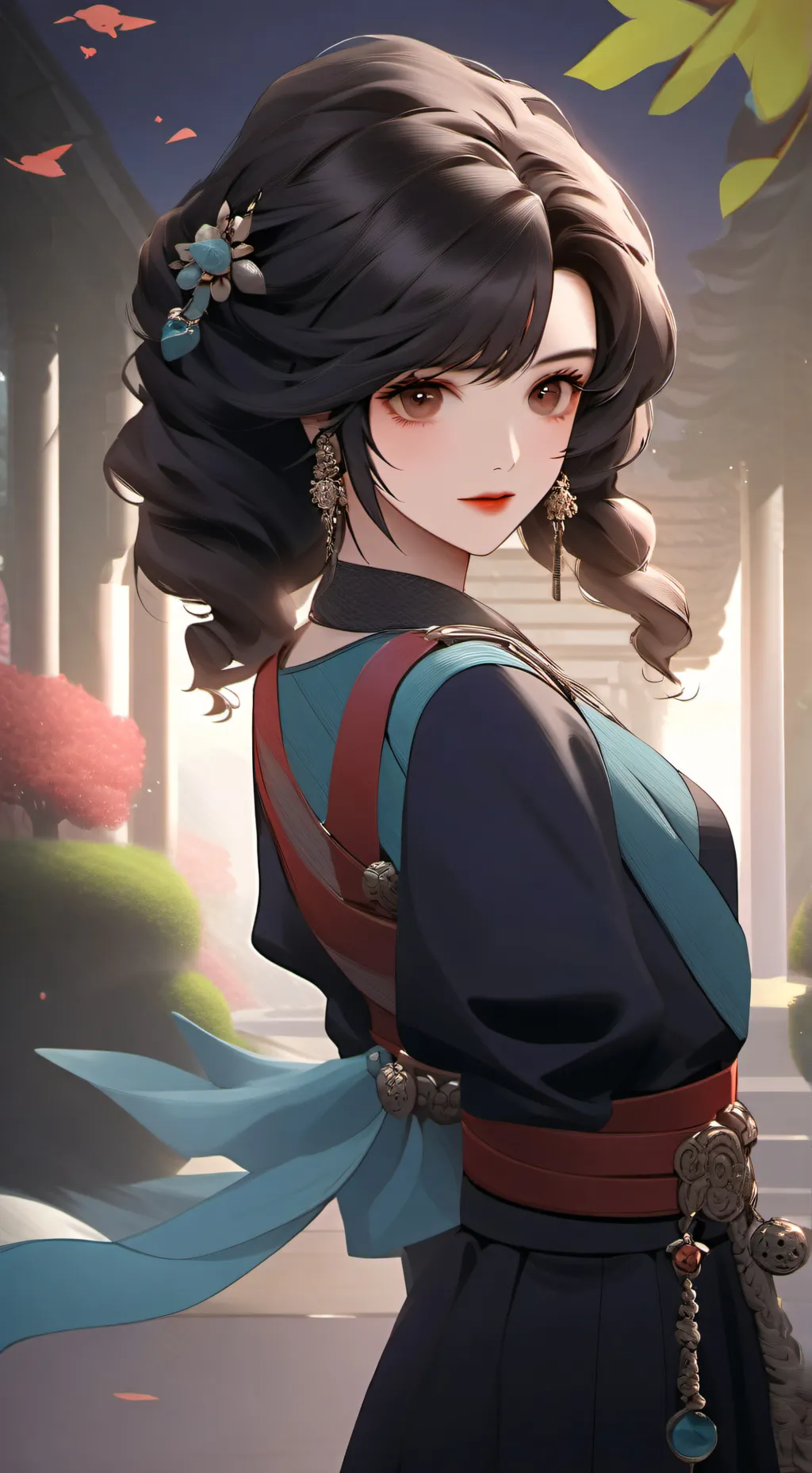 ai character: Gwendolyn￼ background