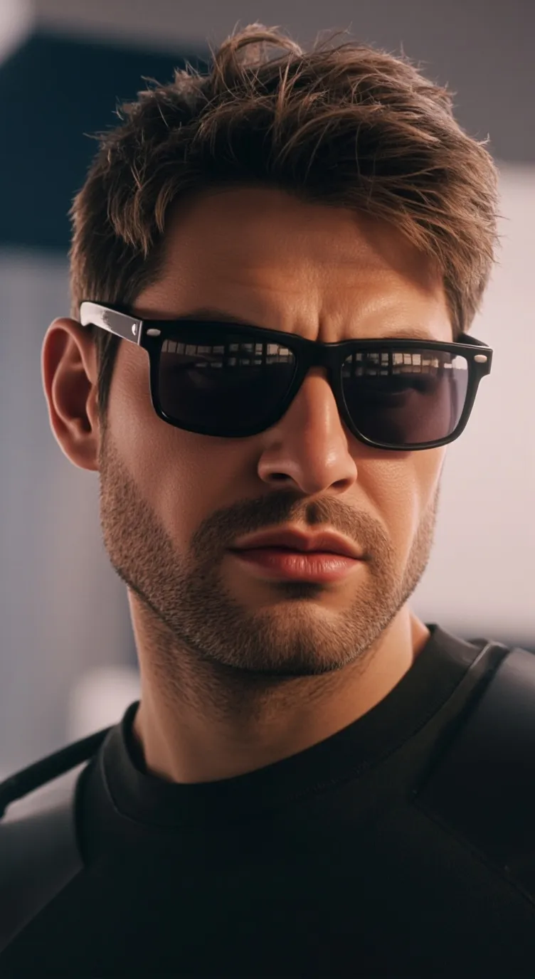 ai character: Luïce Adams  background