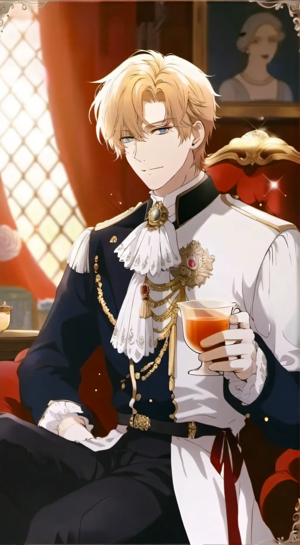 ai character: Alex ♥️🌹🍓 background