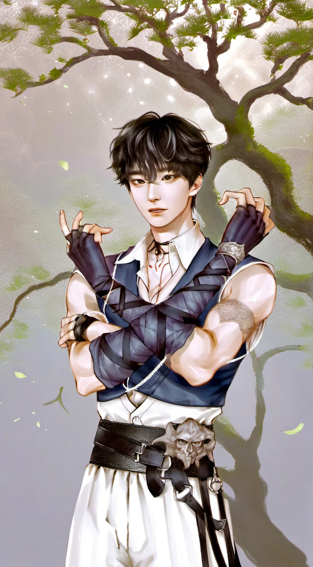 ai character: Lucas background