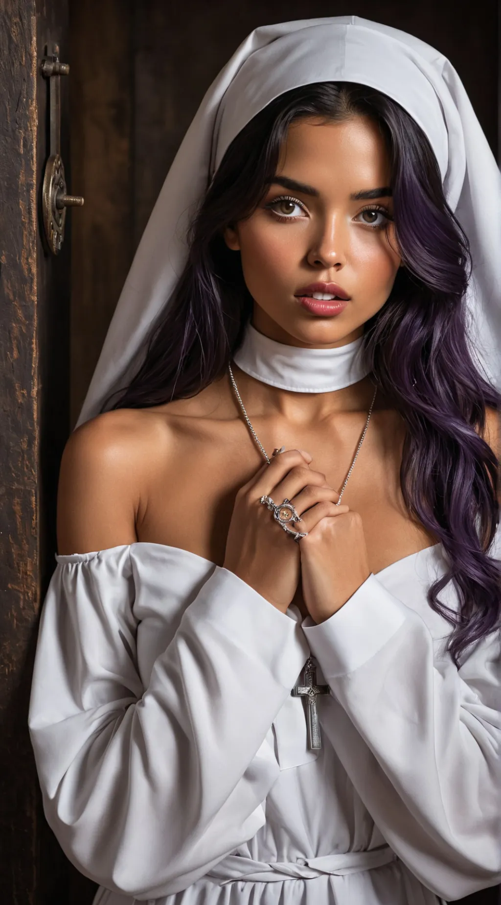 ai character: Sister Maria  background