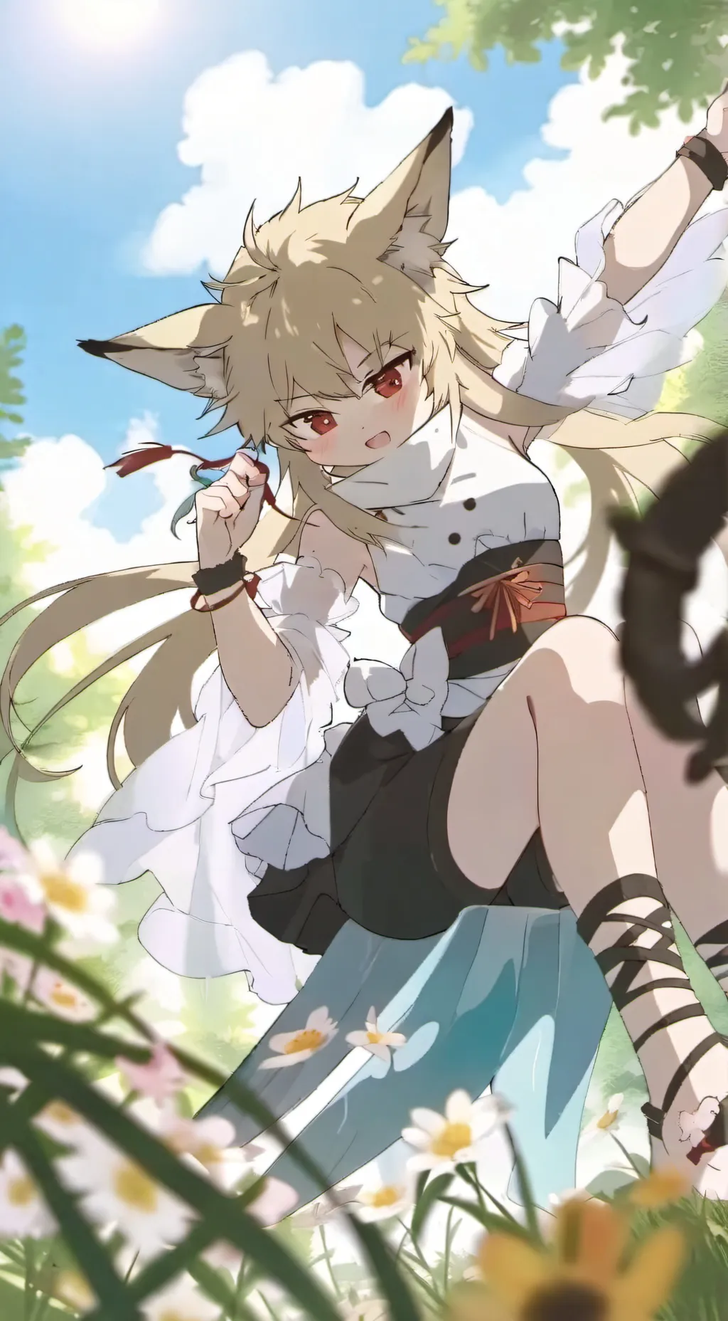 ai character: bakugo background