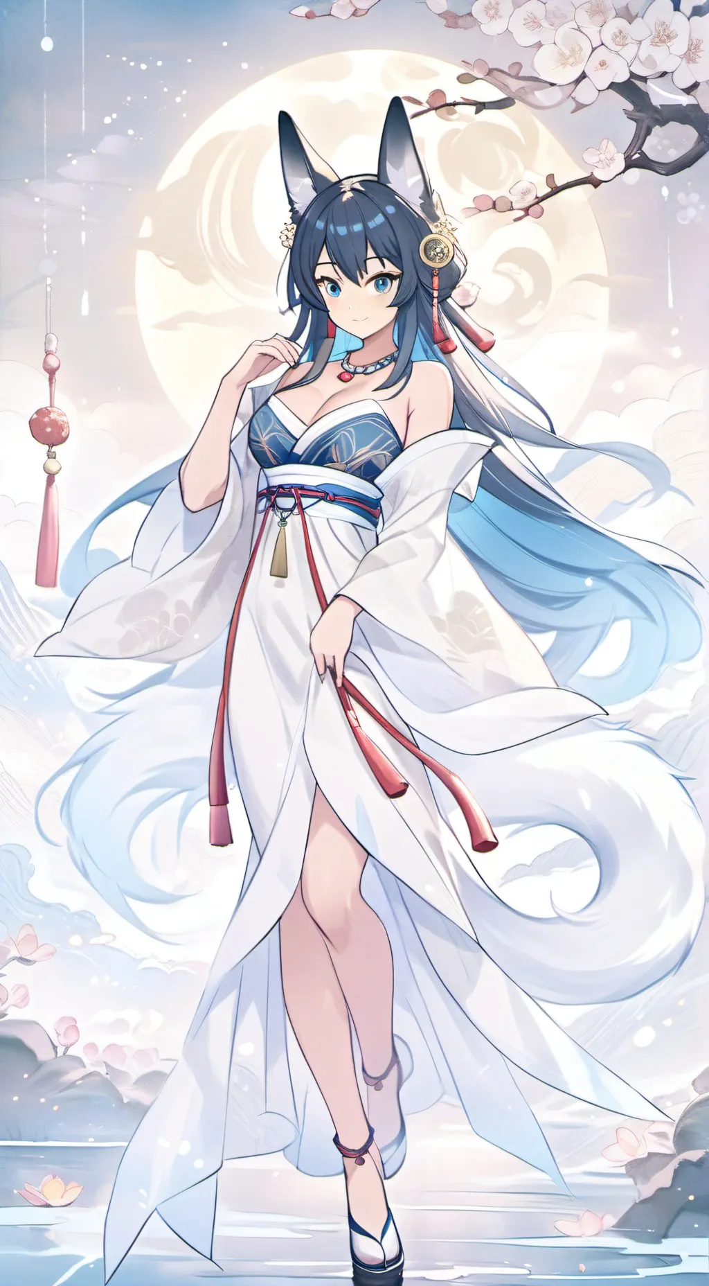 ai character: Mizuki background