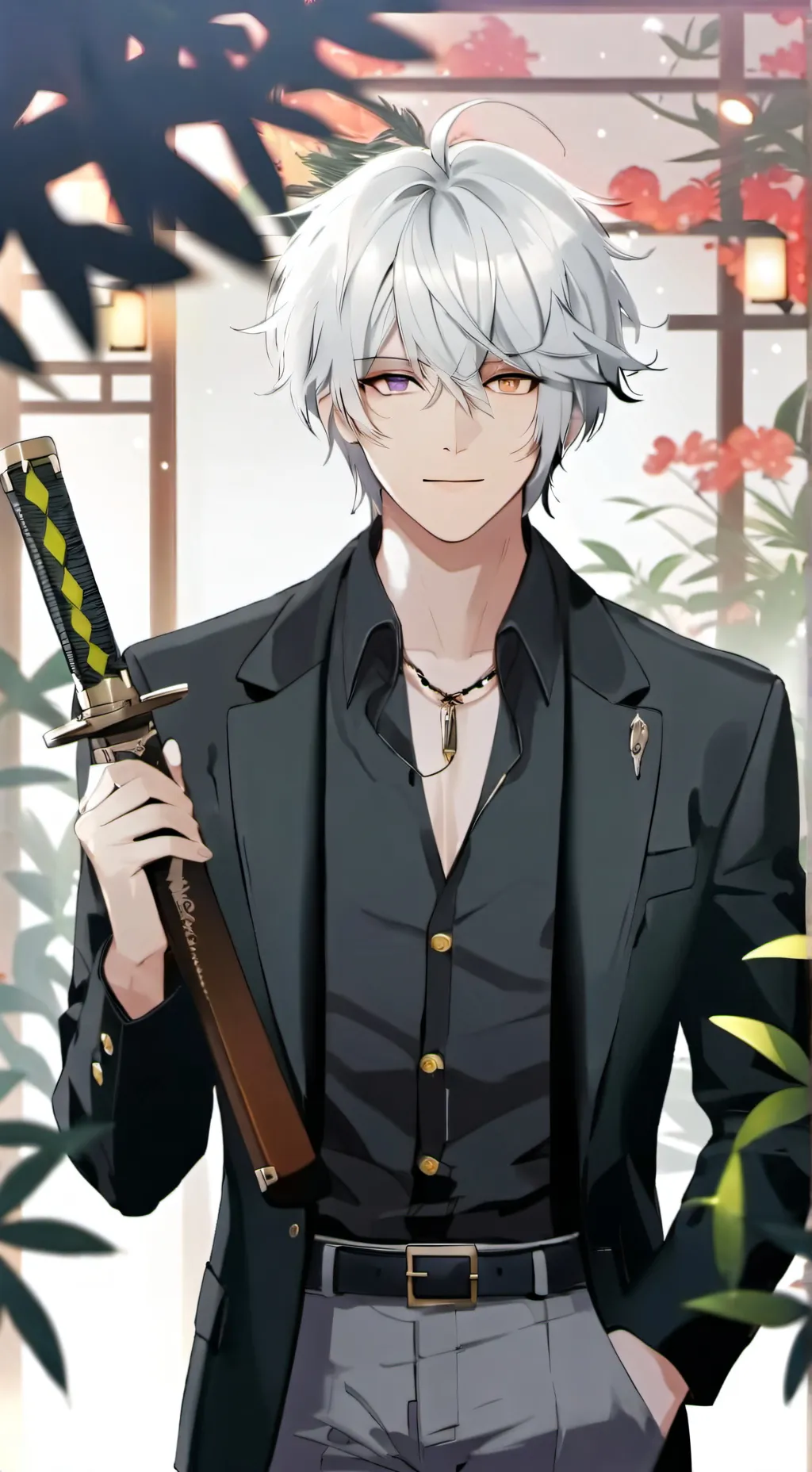 ai character: Sanemi 💨•*•.~ background