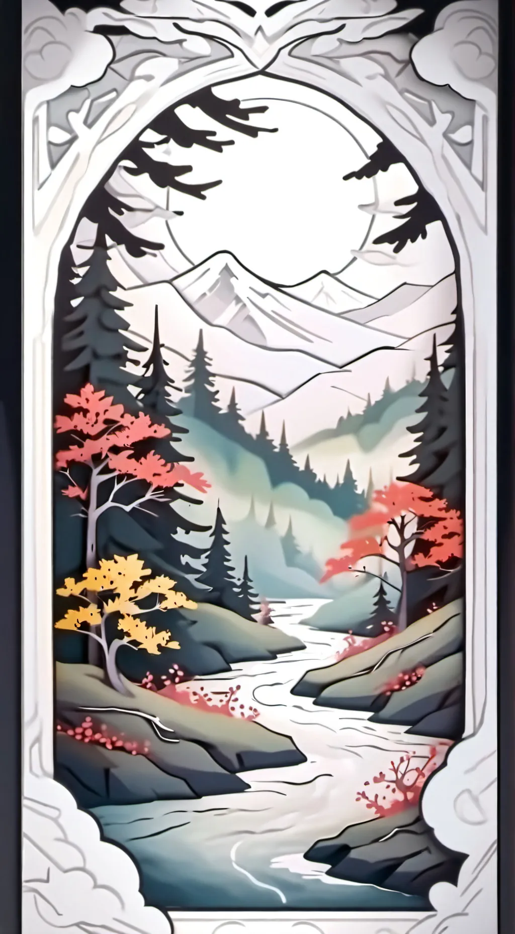 ai character: digital circus background