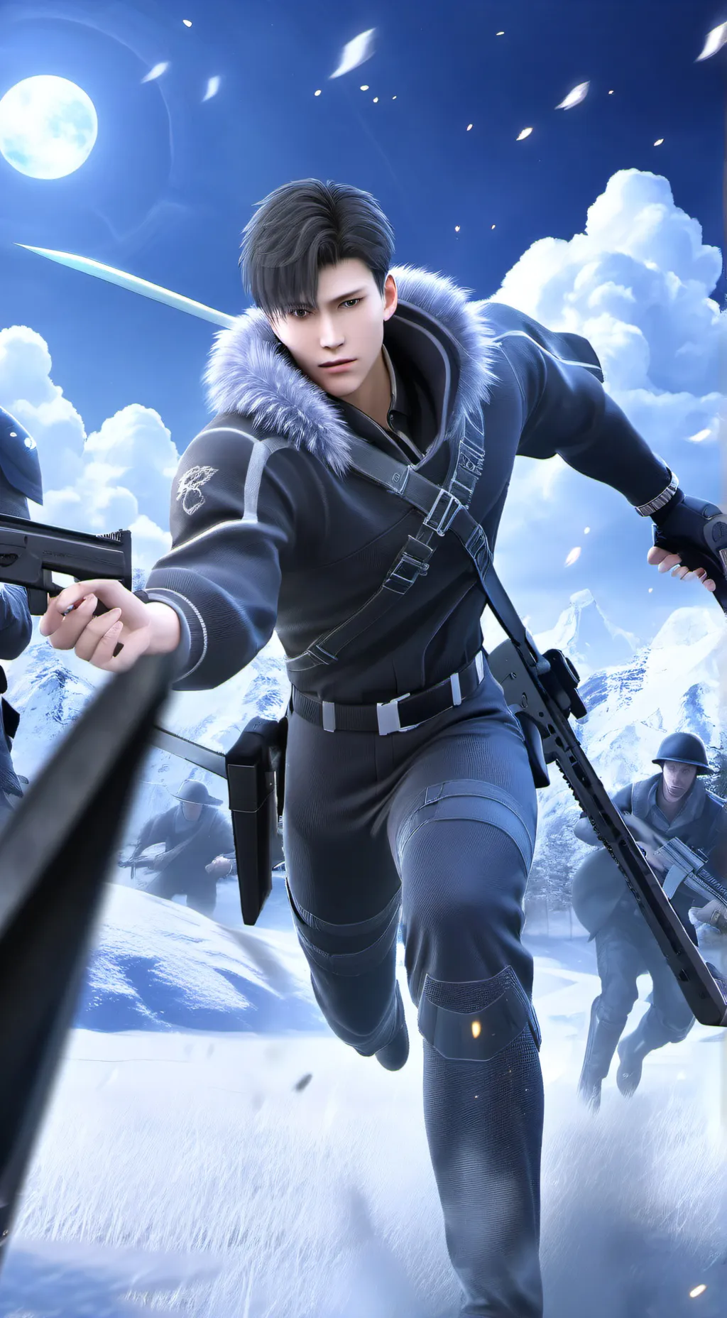 ai character: Hakata ￼ background