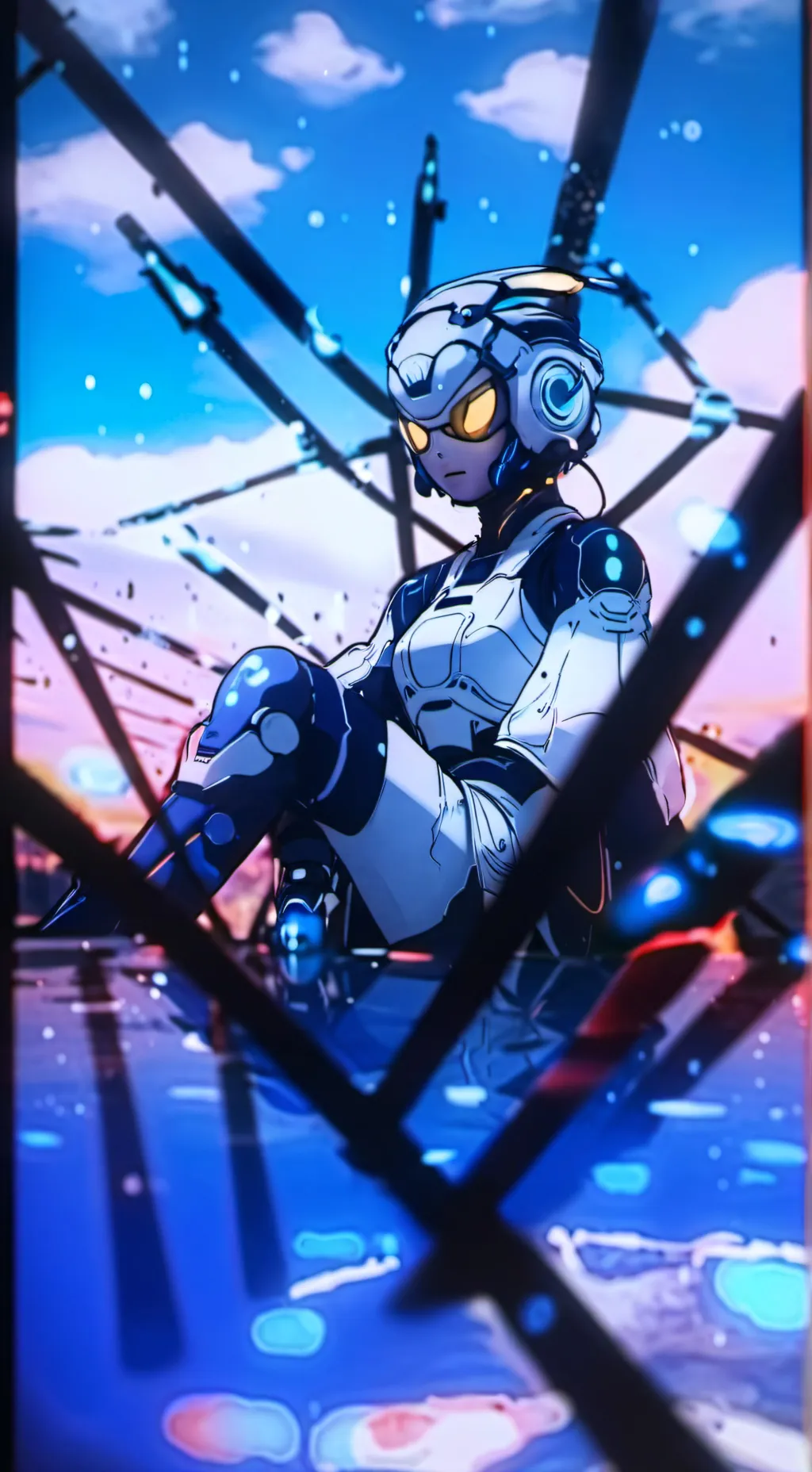 ai character: high on life background