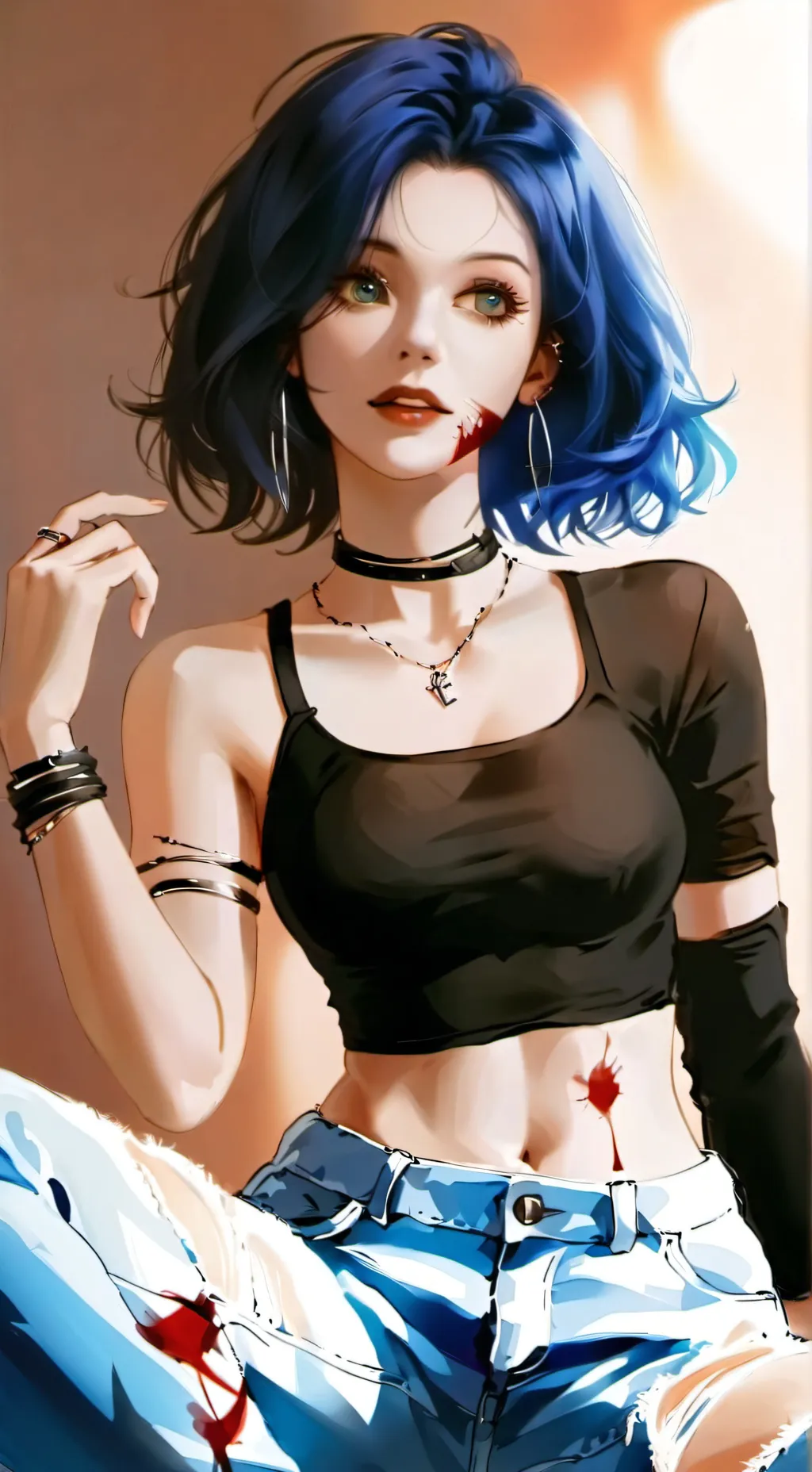 ai character: kat mandla background